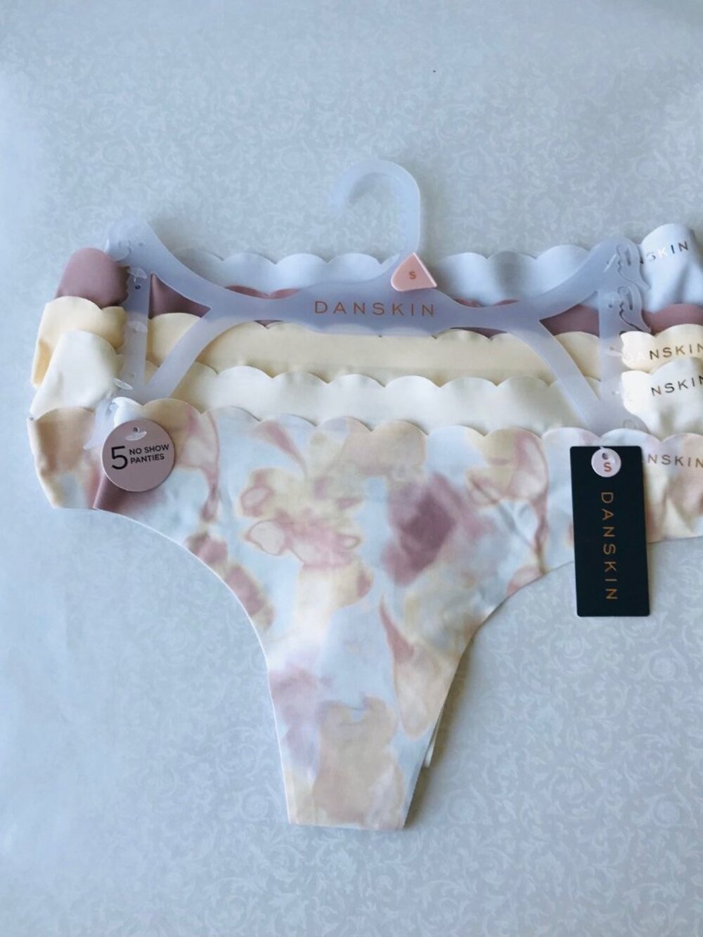 Danskin Intimates  Soft  No Show Thong Panties